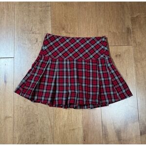 American Eagle Mini Skirt Pleated Plaid School Girl Y2K Academia‎ Women's Size 0